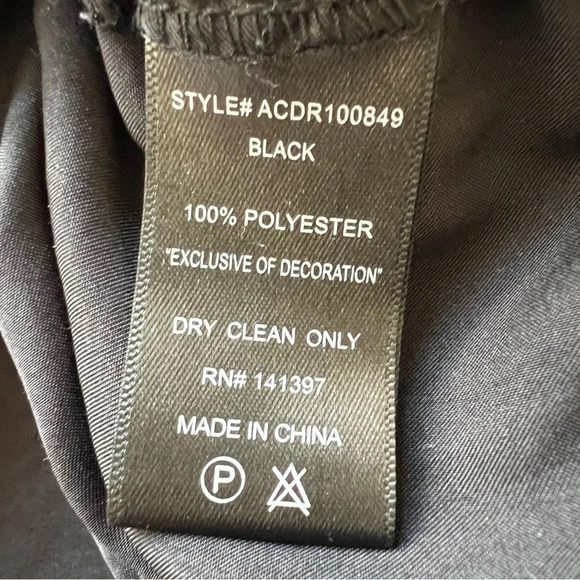 ASTR the label String Of Pearls Mini Dress Black 17486 - Picture 8 of 8